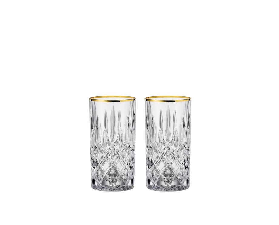 Cocktailglaser & Barware Nachtmann | Nachtmann Noblesse Gold Longdrink Glas